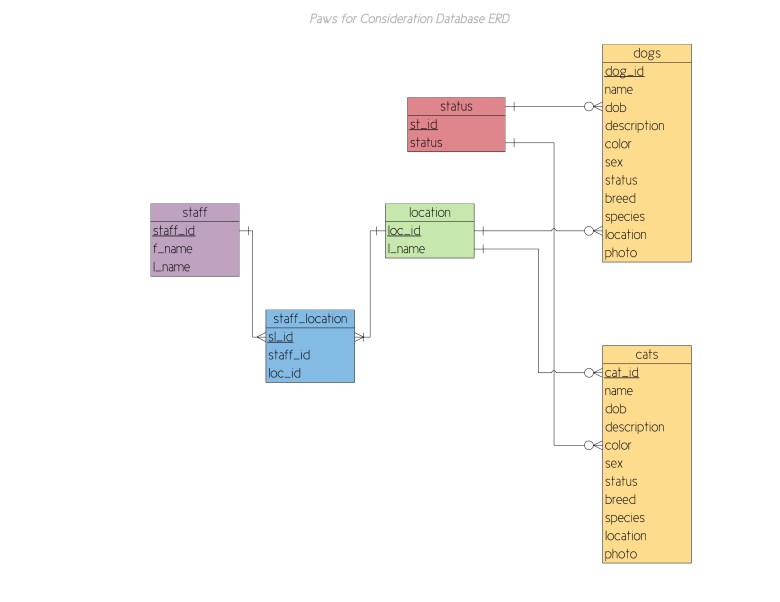 Paws for Consideration ERD